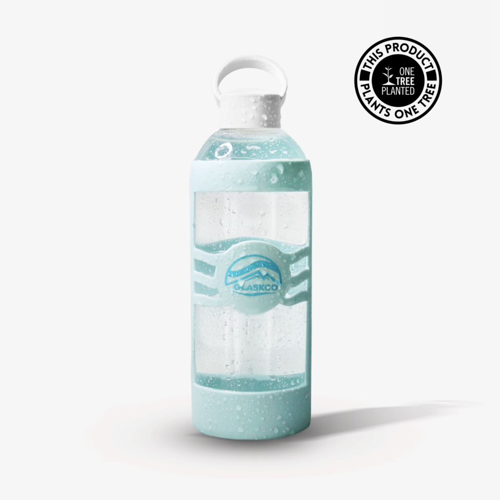 Glaskco 33oz Glass Water Bottle | Glaskco